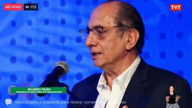 Live das centrais sindicais celebra o 1º de Maio exigindo comprometimento com a vida, com a economia e pela vacina já!